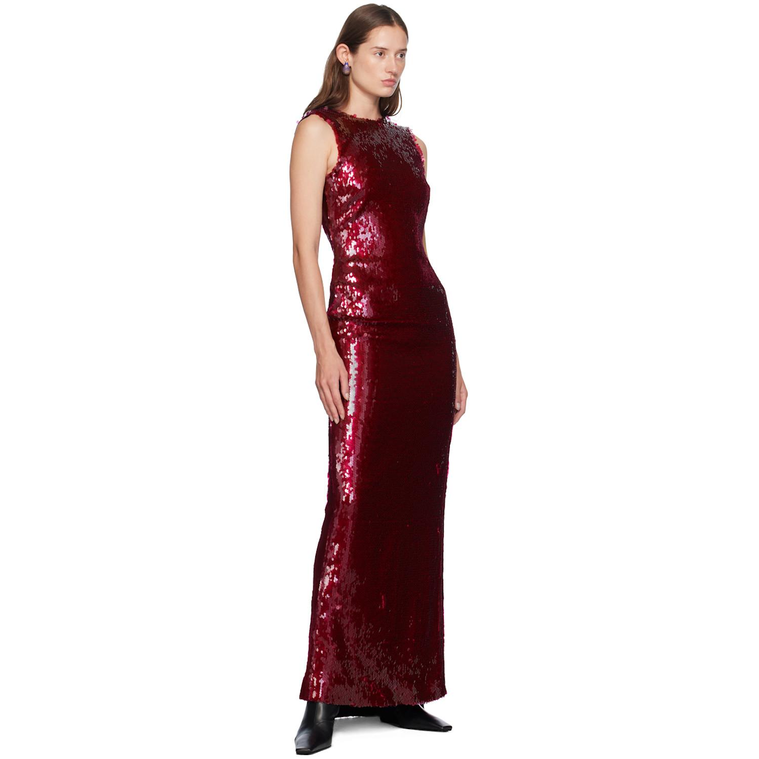 16 arlington red dress Dona Gown