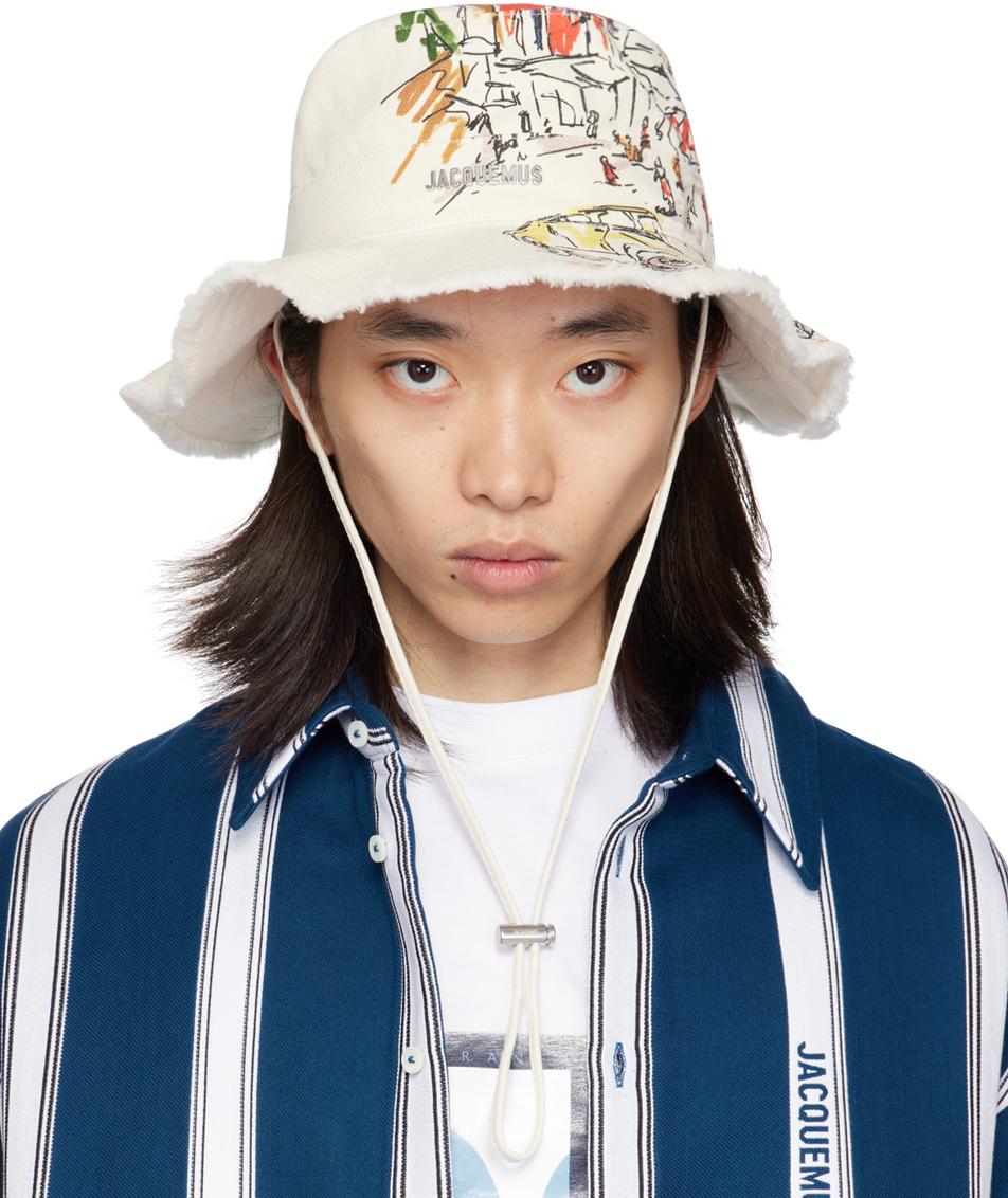 Jacquemus メンズ ブルー La Casaコレクション オフホワイト Le Bob 