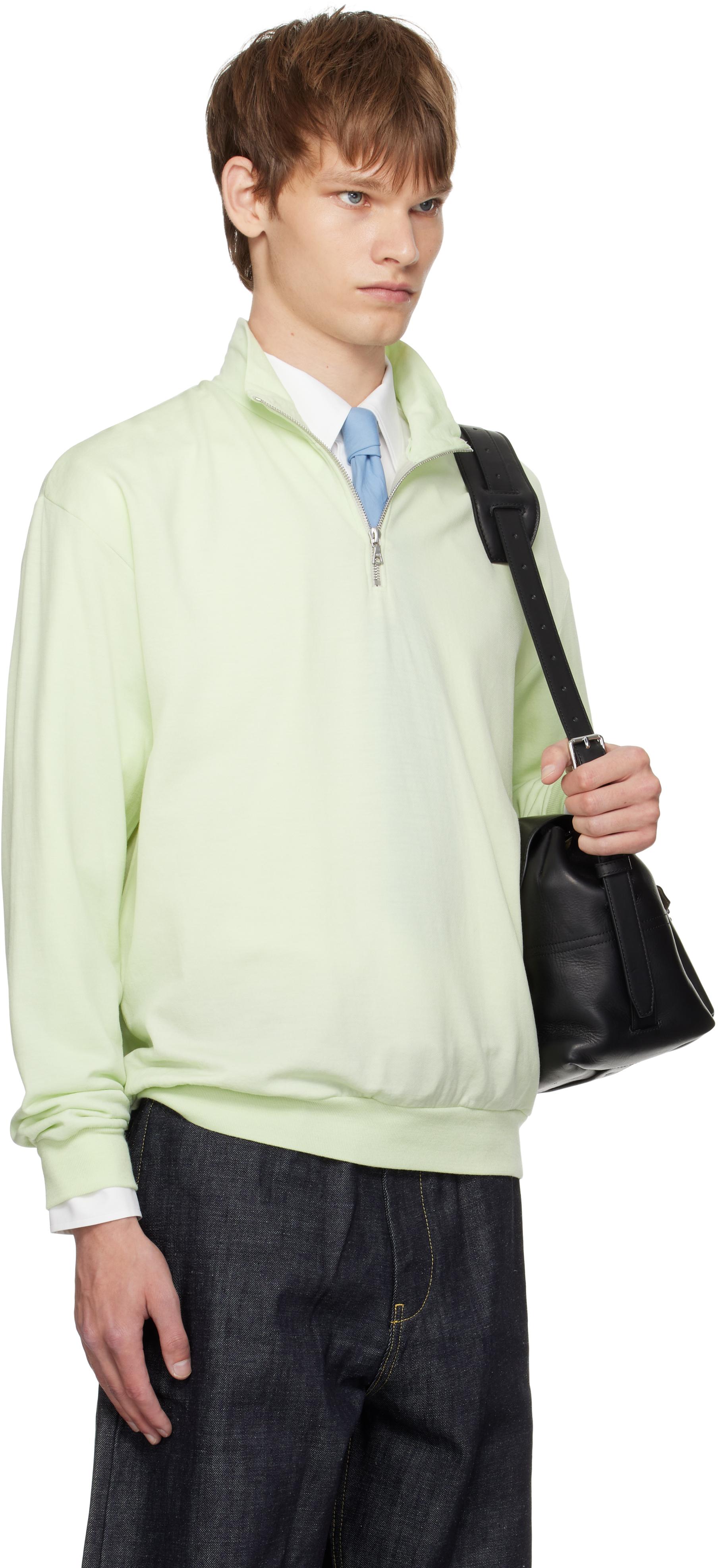 AURALEE Light Wool Sweat Half Zip Sweatshirt for Men | Lyst