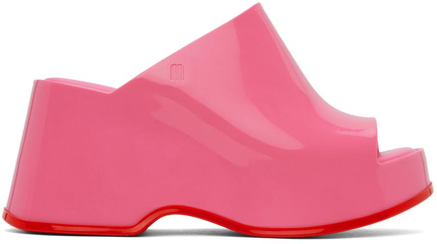 【関税込み】Melissa ピンク Patty ミュール Melissa Pink Patty Mules in Black | Lyst