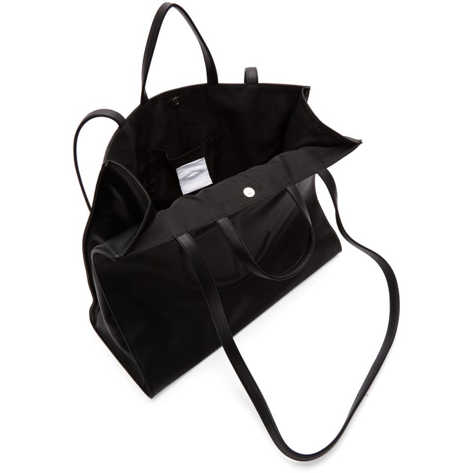 Telfar Black Large Shopping Bag for Men