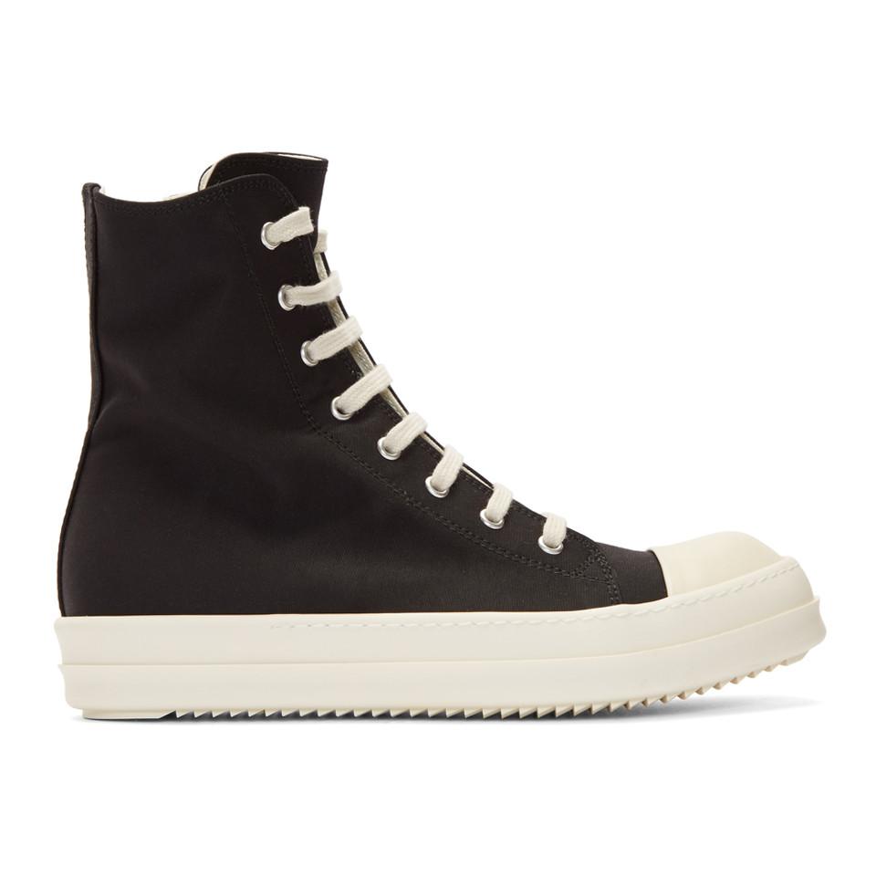 rick owens canvas shoes