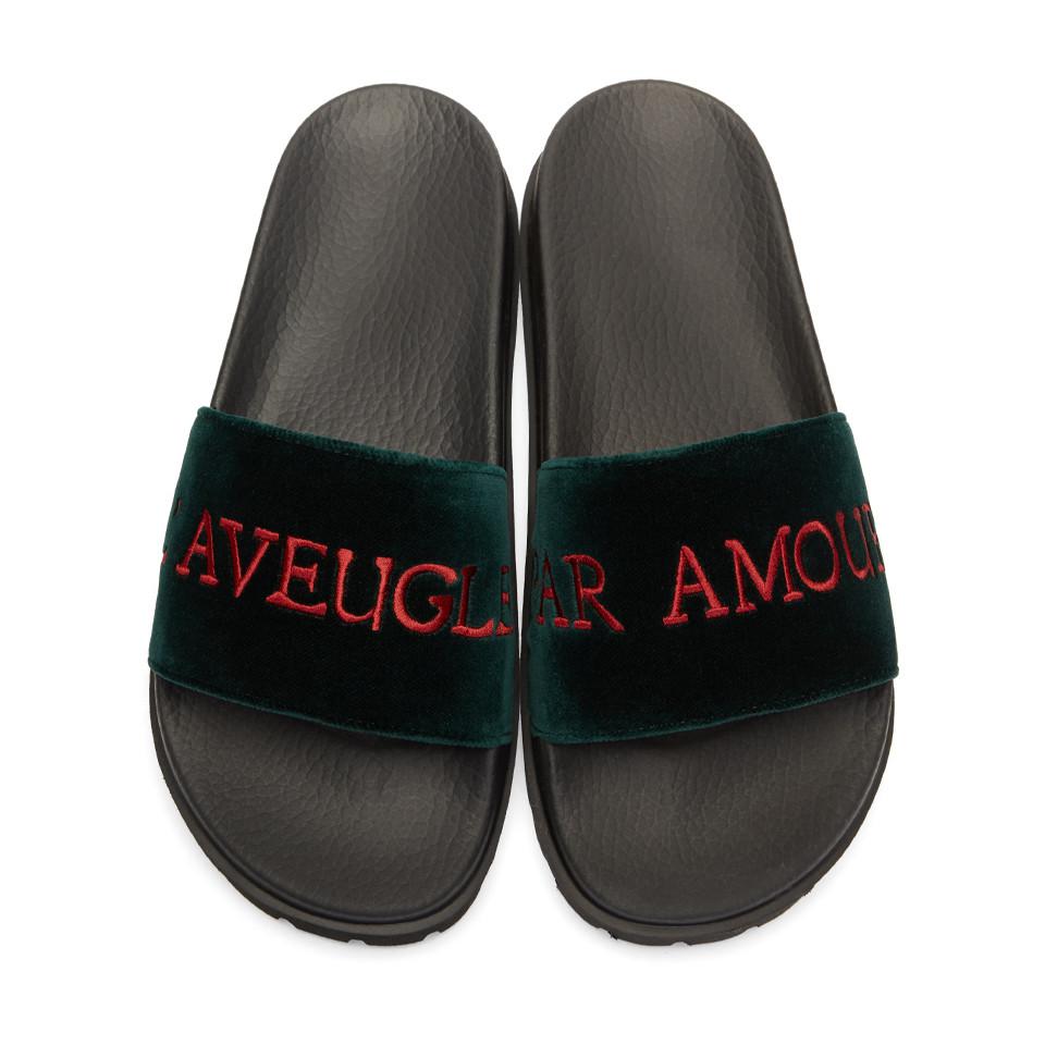 gucci velvet slides,OFF