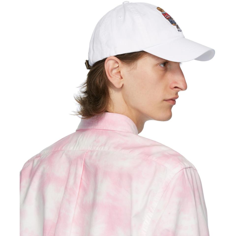Casquette ralph store lauren homme blanche