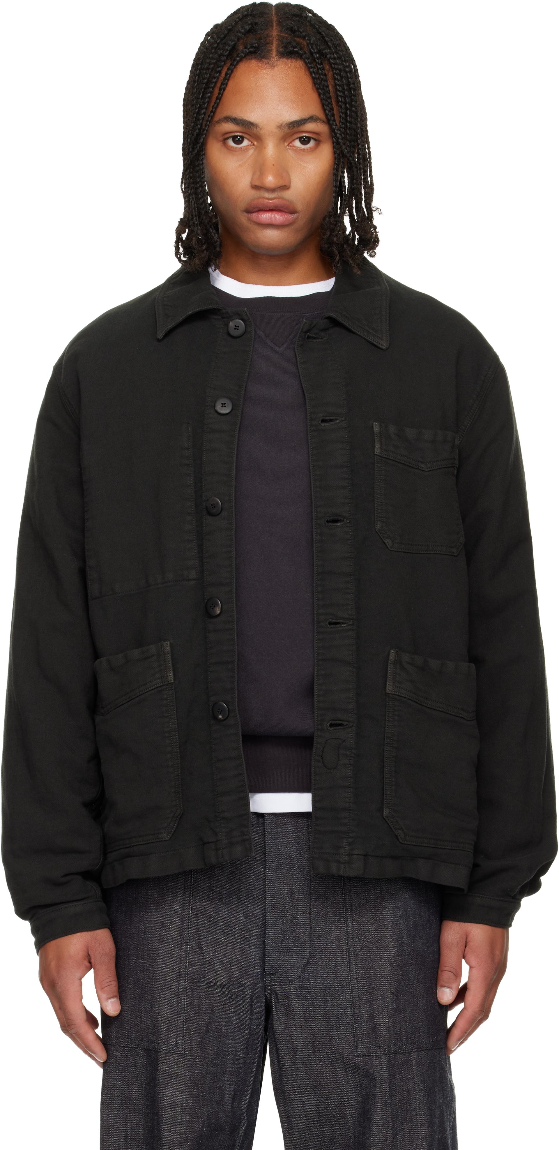 Visvim Travail Coverall Moleskin Dmgd Jacket in Black for Men