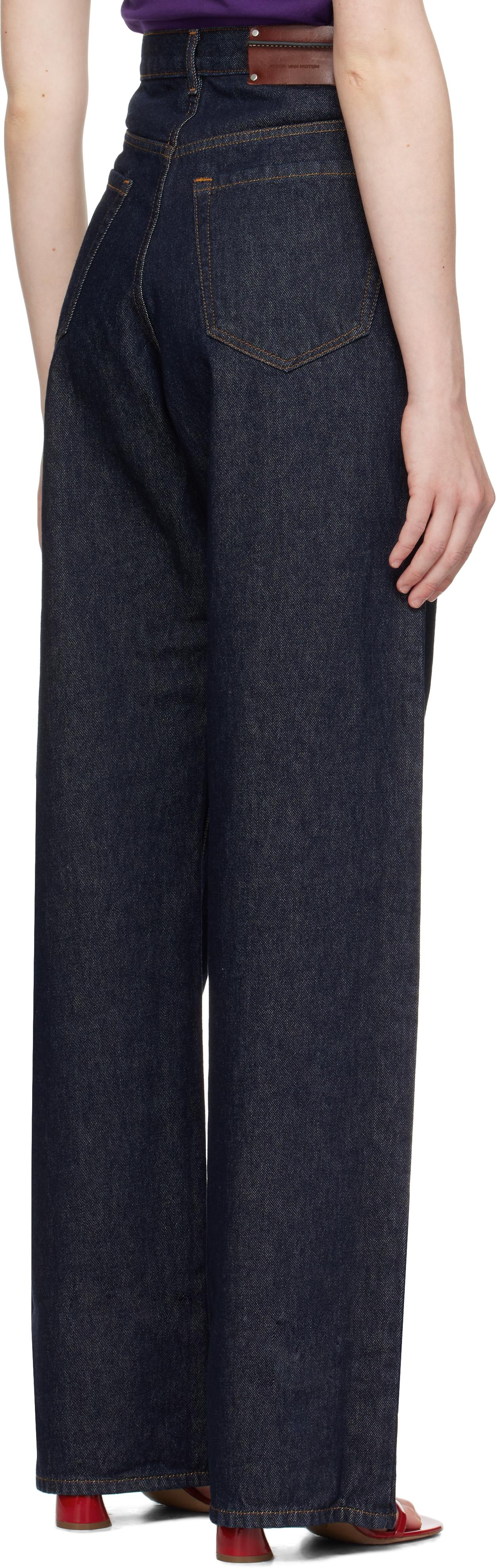 濃紺 Dries Van Noten ストレートデニム w29