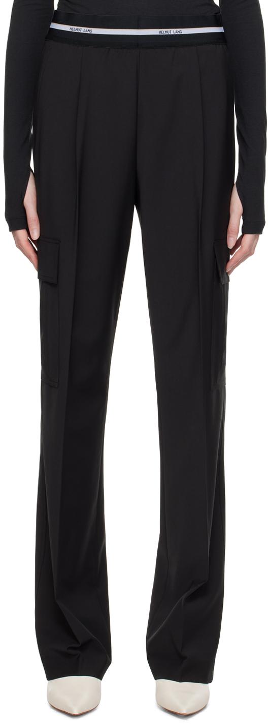 HELMUT LANG ブラック トラウザーズ Helmut Lang メンズ トラウザーズ | SSENSE 日本