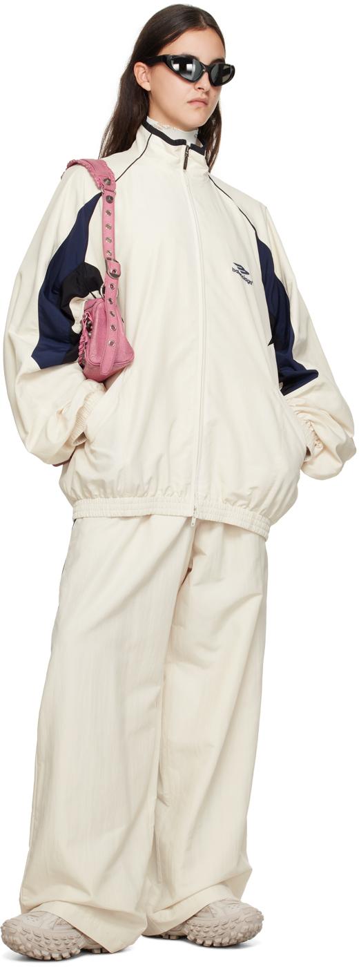 Balenciaga オフホワイト 3b Sports Icon トラックジャケット Balenciaga オフホワイト 3b Sports Icon トラックジャケット