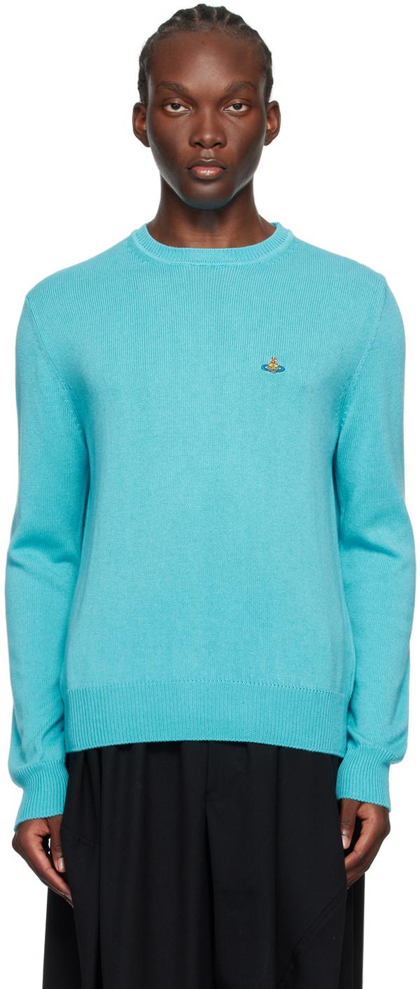 Vivienne Westwood MAN ニットセーター　ブルー Vivienne Westwood MAN ニットセーターブルー