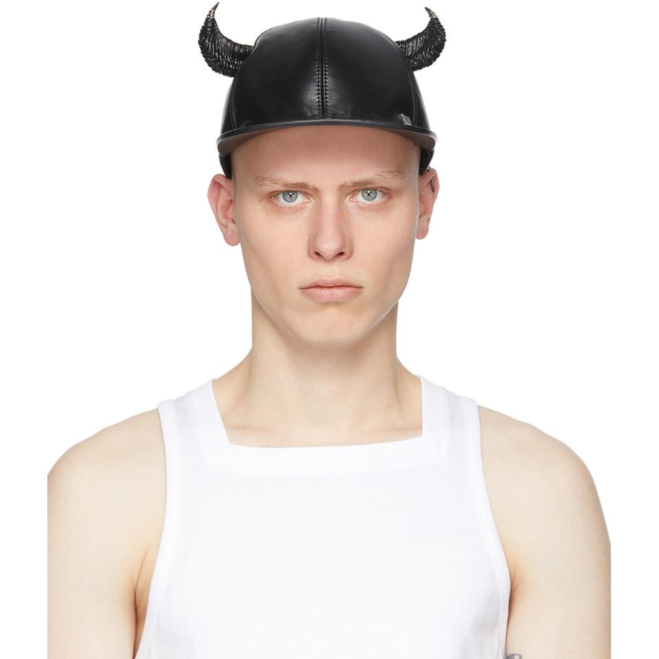 Givenchy Black Horn Cap for Men | Lyst