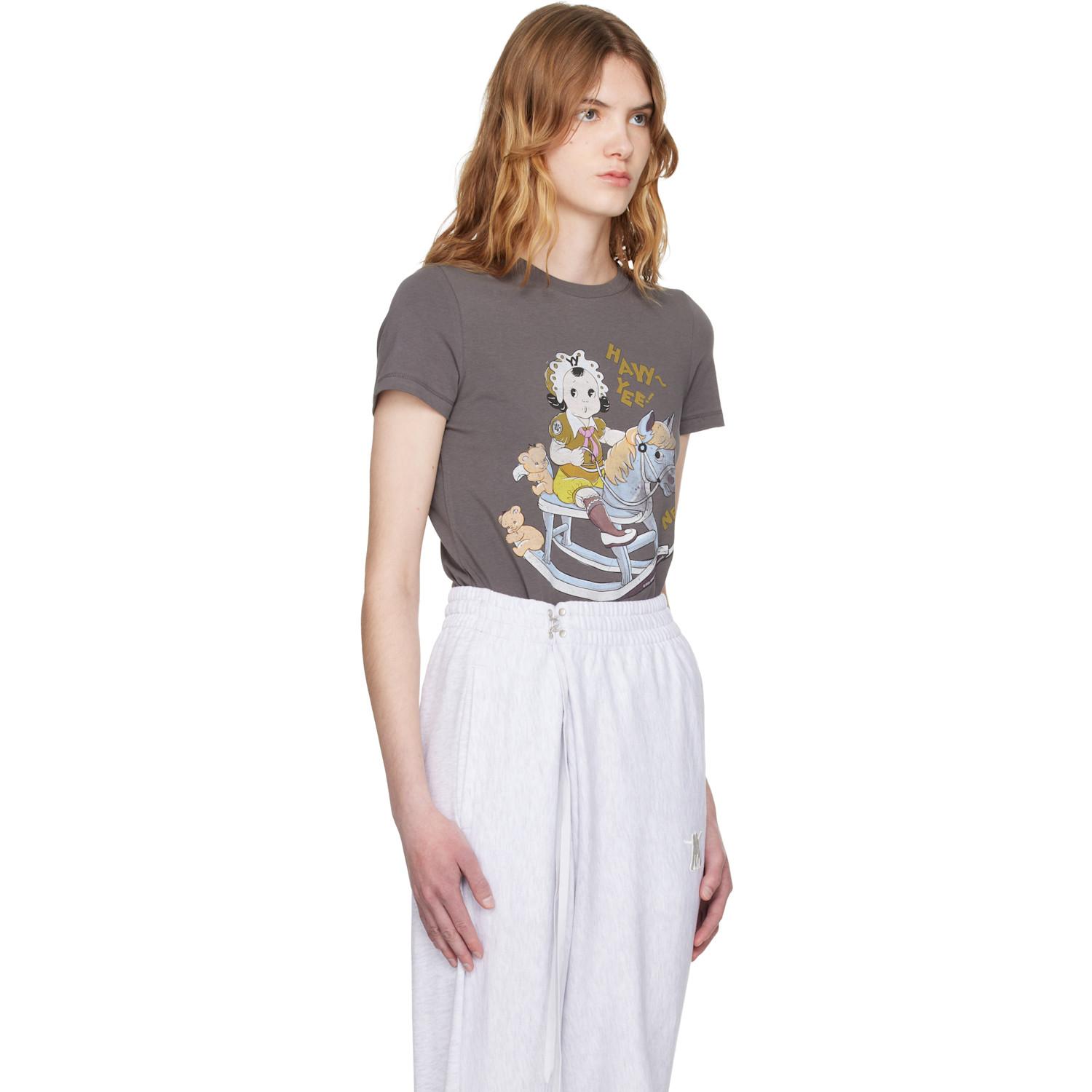 OPEN YY Rocking Baby T-Shirt in Black | Lyst