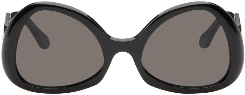 Balenciaga メンズ ブラック キャットアイサングラス サングラス Balenciaga メンズ ブラック キャットアイサングラス サングラス