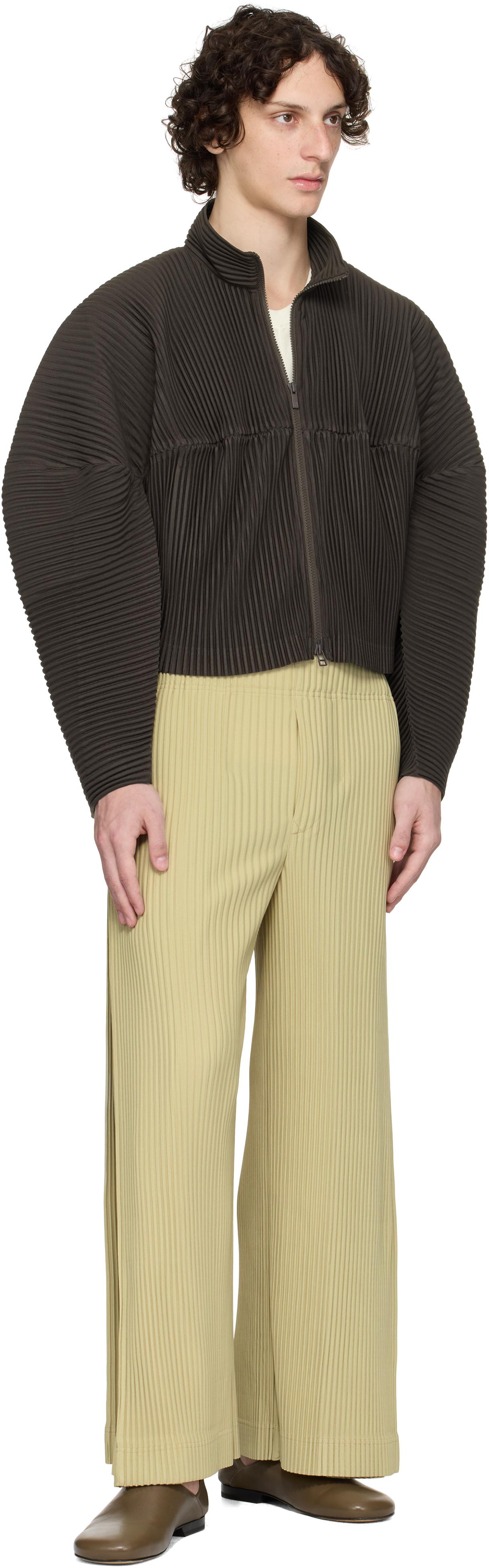 Homme Plissé Issey Miyake Kinetic Sculpture Jacket in Black for