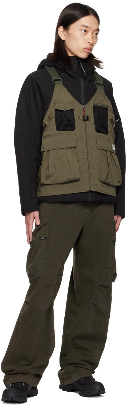 【最終値下げ】NANGA HINOC RIPSTOP FIELD VEST NANGA Khaki Hinoc Ripstop Field Vest in Black for Men | Lyst
