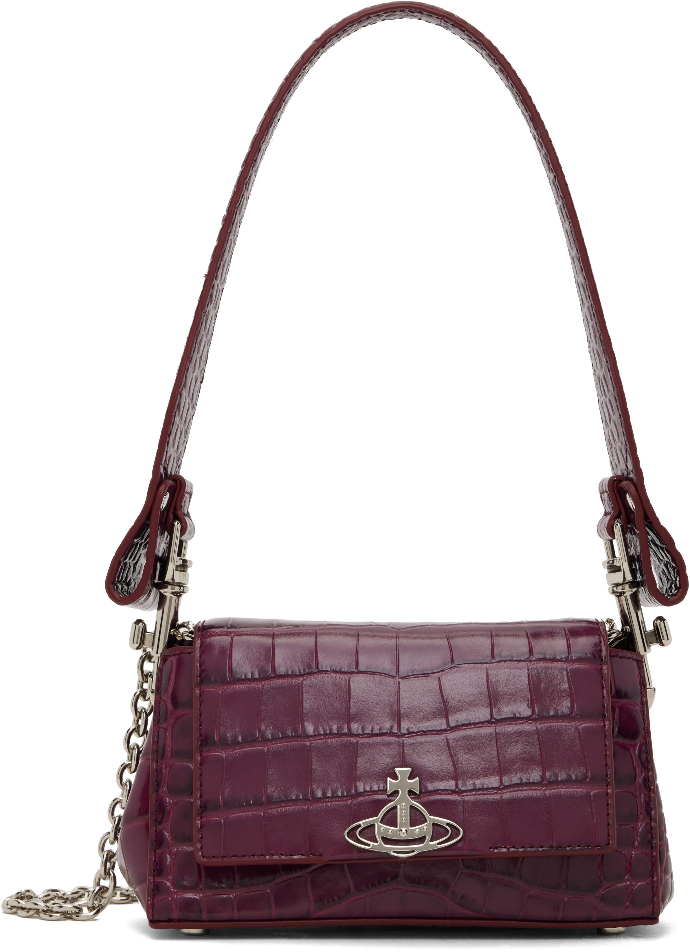 Vivienne Westwood レディース パープル スモール Hazel バッグ 