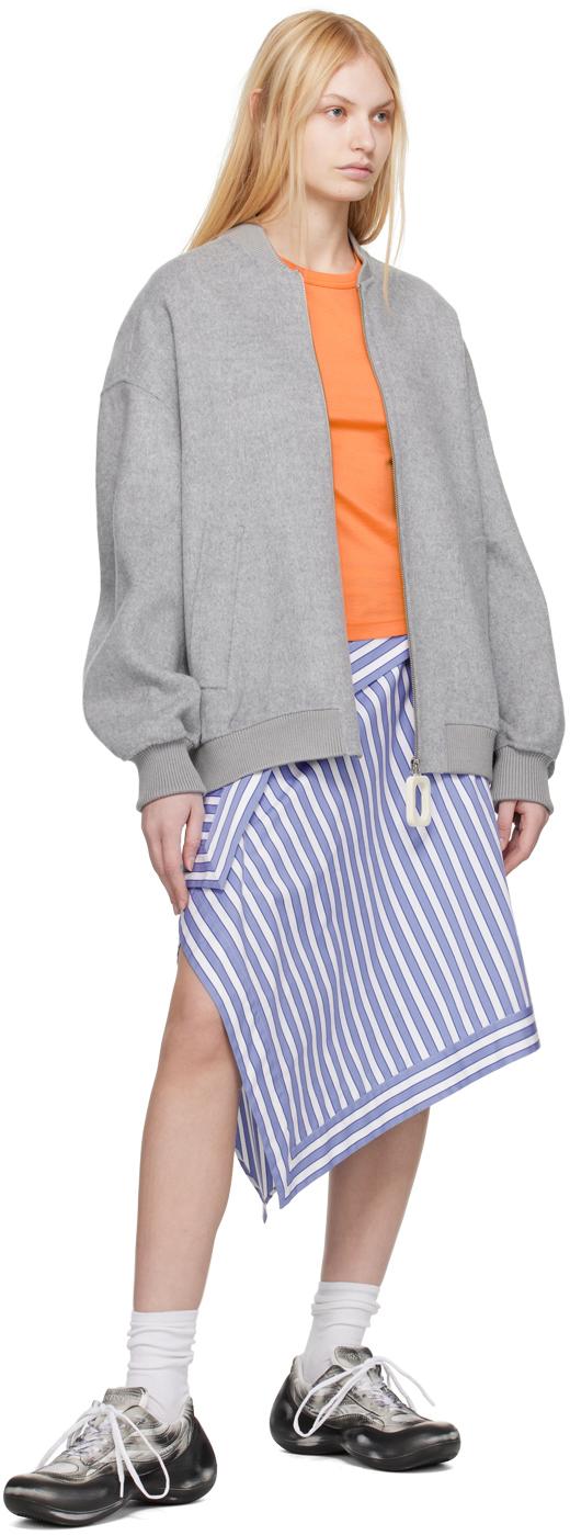 JW Anderson レディース ブラック ホワイト&グレー Bumper Hike  