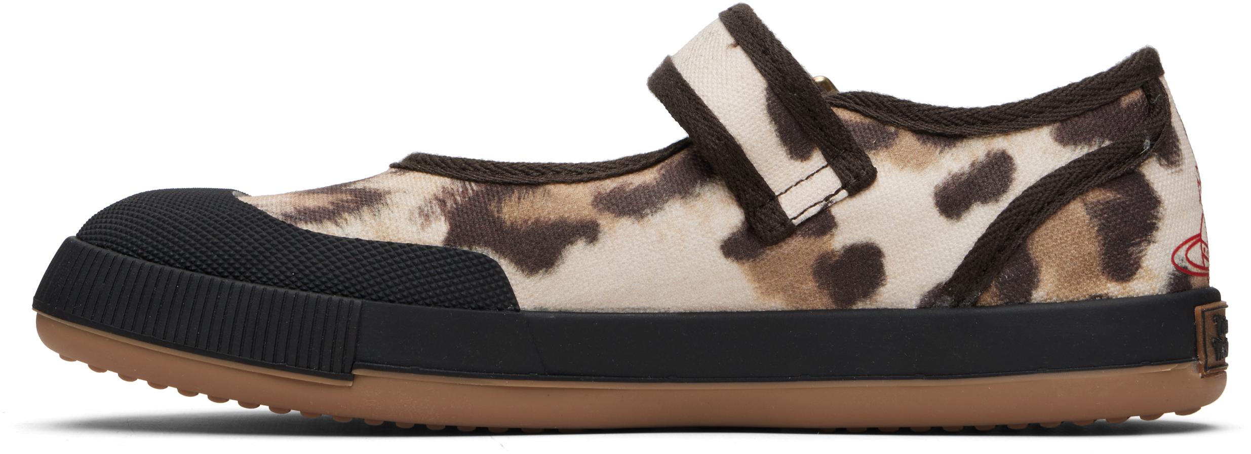 Vivienne Westwood Animal Gym Bar Ballerina Flats in Black | Lyst