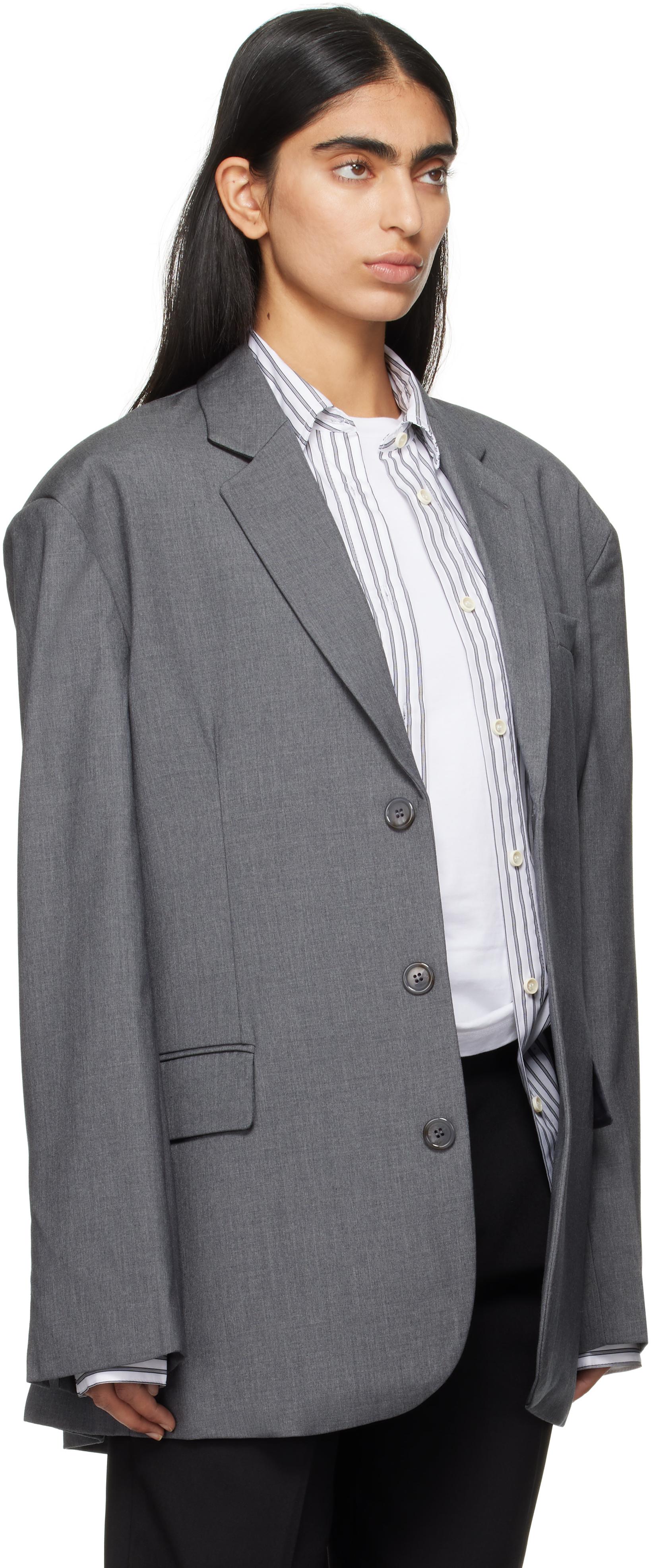 The Frankie Shop グレー テーラードジャケット