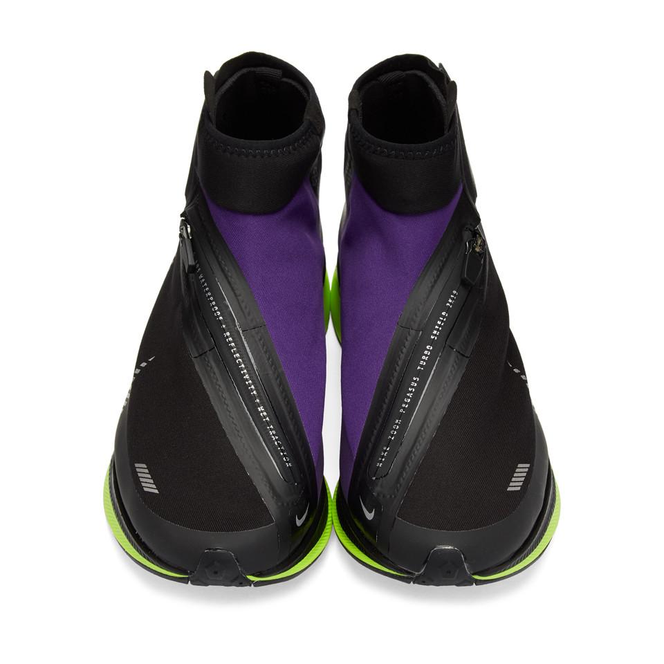 Nike Rubber Zoom Pegasus Turbo Shield in Black for Men | Lyst Australia