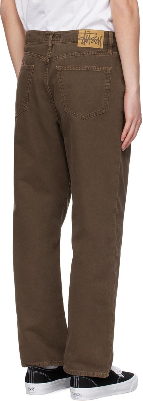Stussy Big Ol' Jeans in Brown for Men | Lyst UK