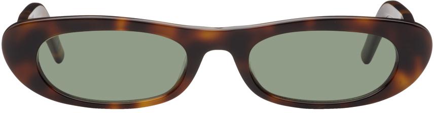 Saint Laurent レディース ブラック トータスシェル Sl 557 Shade 