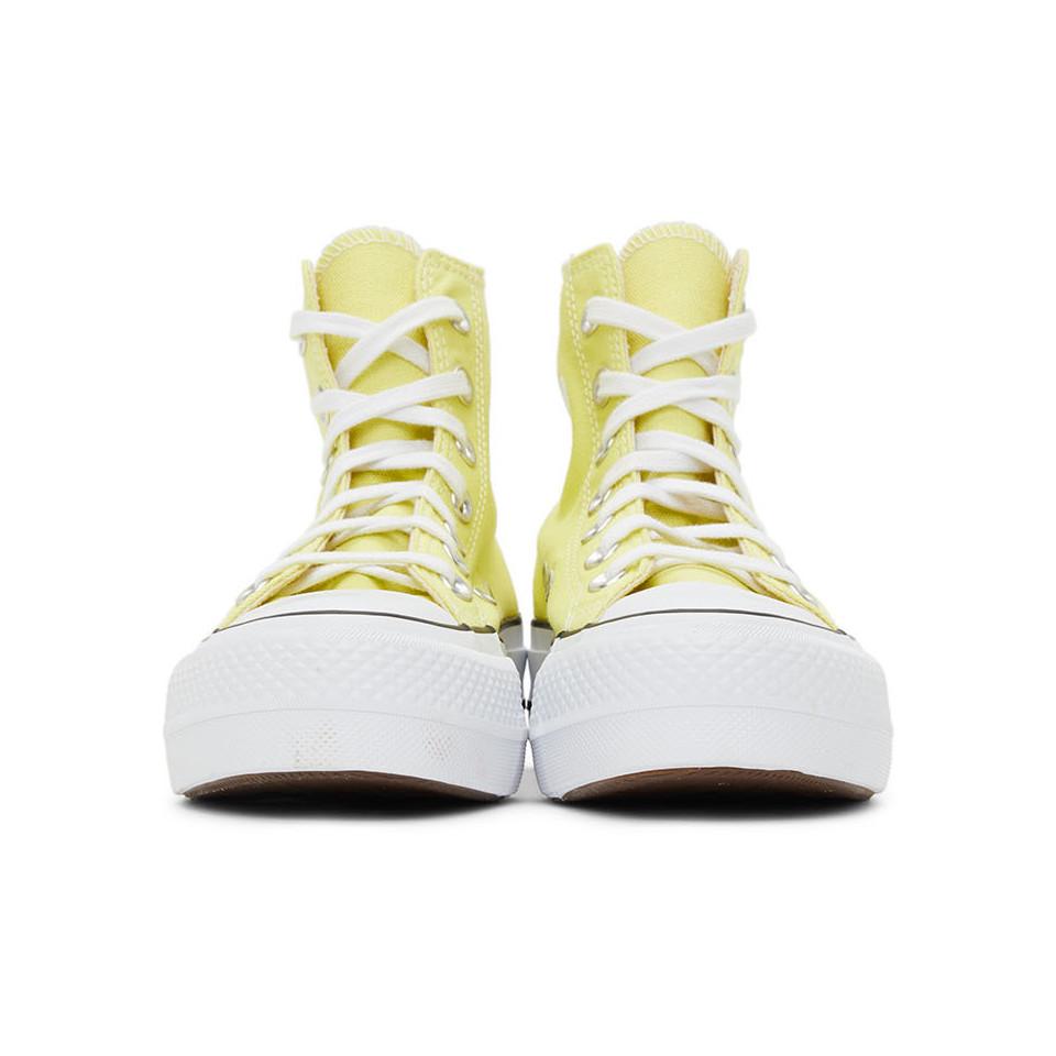 color platform sneakers