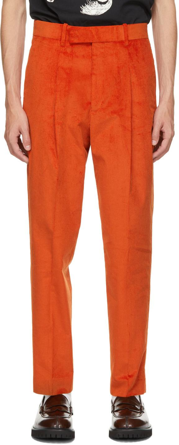 Paul Smith Corduroy Trousers in Orange 