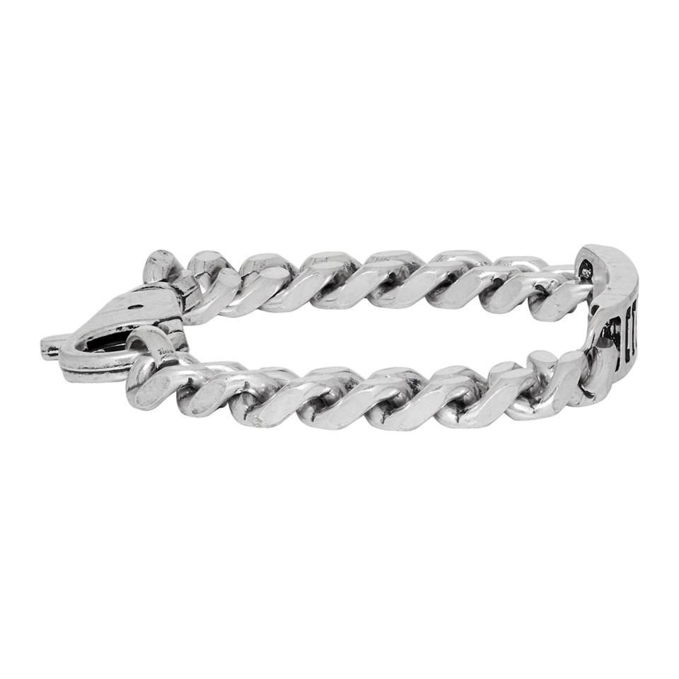 Heron Preston Chain Bracelet in Silver (Metallic) for Men - Lyst