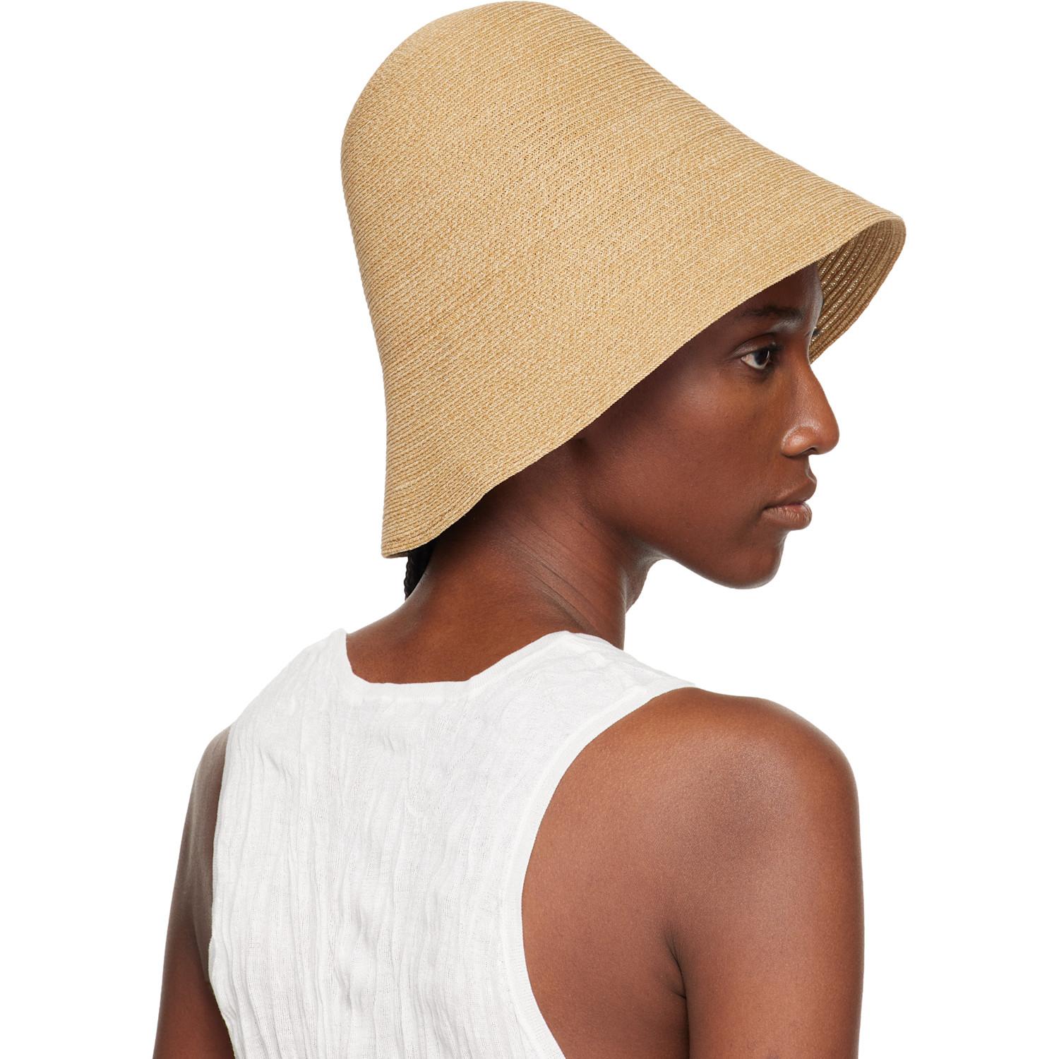 TOTEME Paper Sun Bucket Hat in Brown | Lyst UK