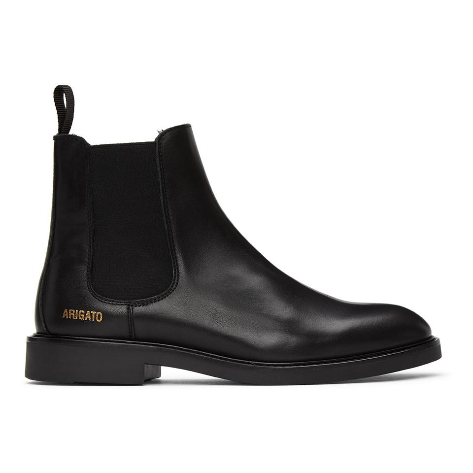 Axel Arigato Black Leather Chelsea Boots for Men - Lyst