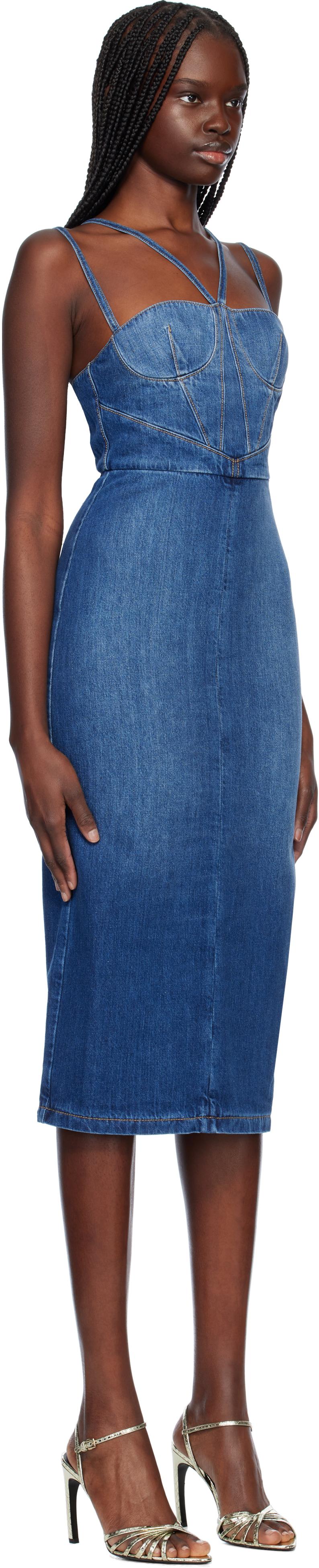 Denim Corset Dresses for Women Up to 75% off Lyst UK - Main Image