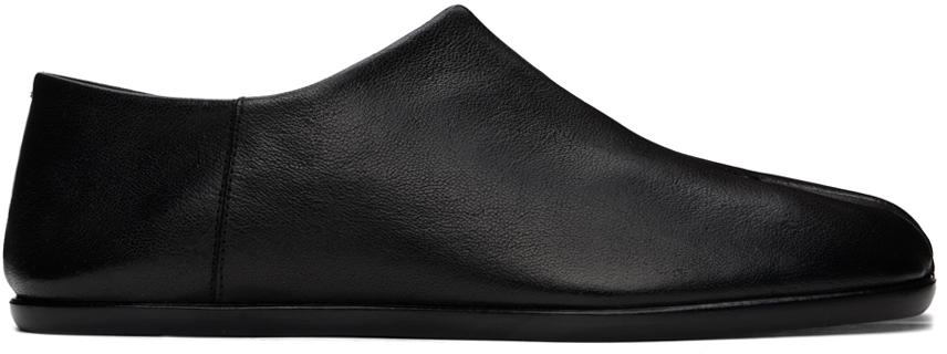 Maison Margiela メンズ ブラック Tabi バブーシュ スリッポンシューズ
