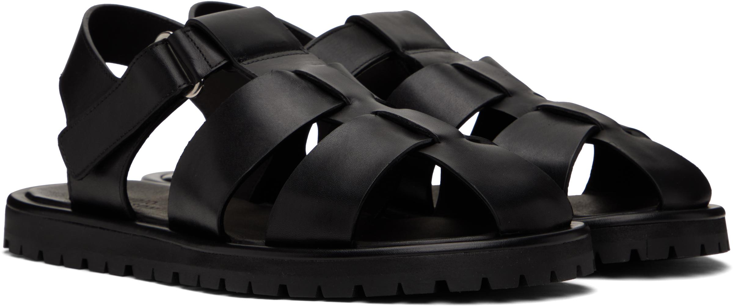 【関税込み】Studio Nicholson ブラック Sandom サンダル Studio Nicholson ブラック Sandom サンダル ブラック | Lyst