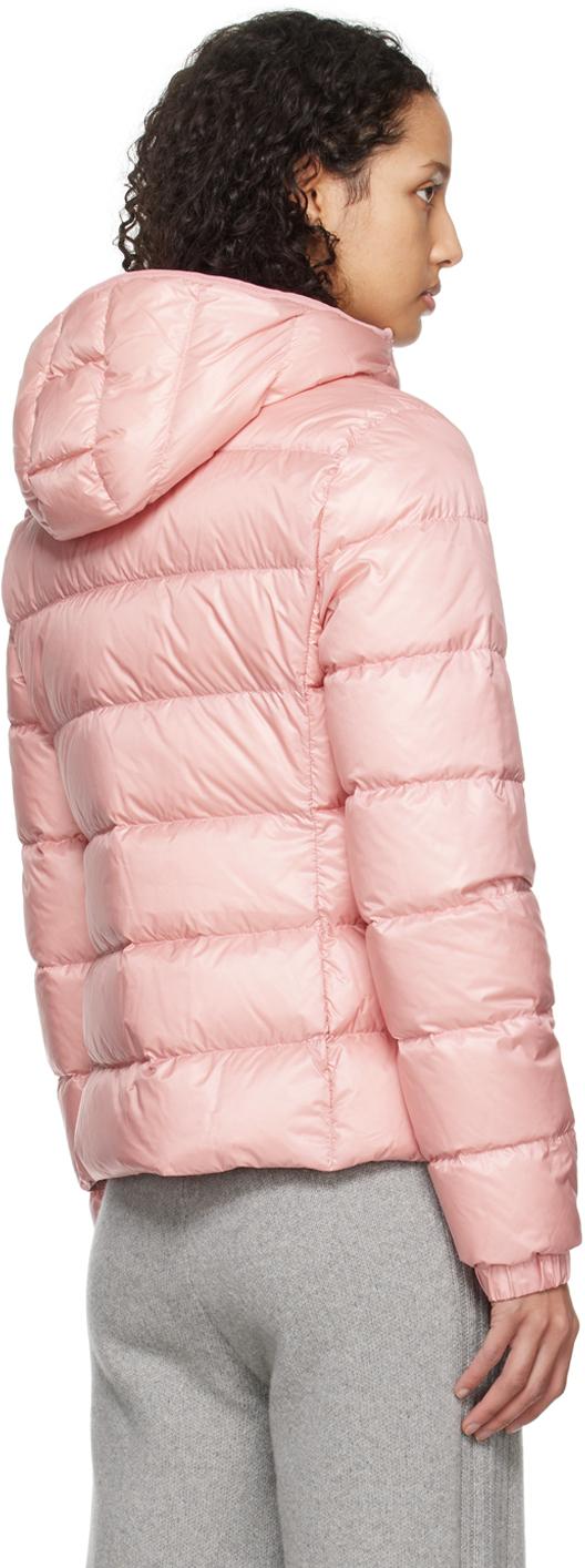 【関税込み】Moncler ピンク Gles ダウンジャケット Moncler Gles フーデッド パデッドジャケット | ピンク