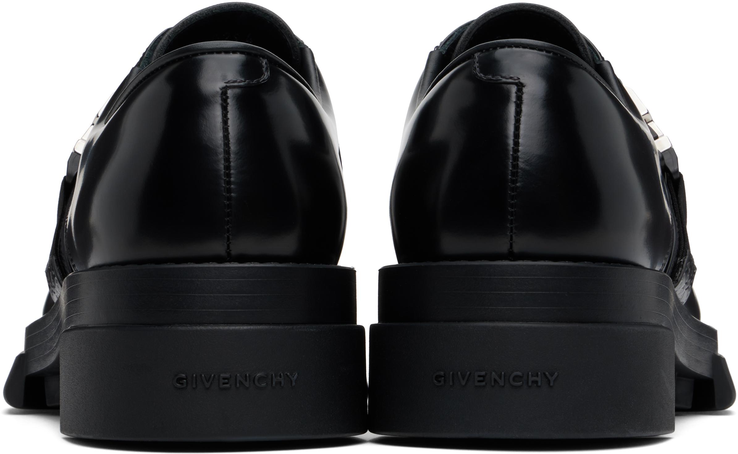 Givenchy メンズ ブラック Terra ローファー スリッポンシューズ