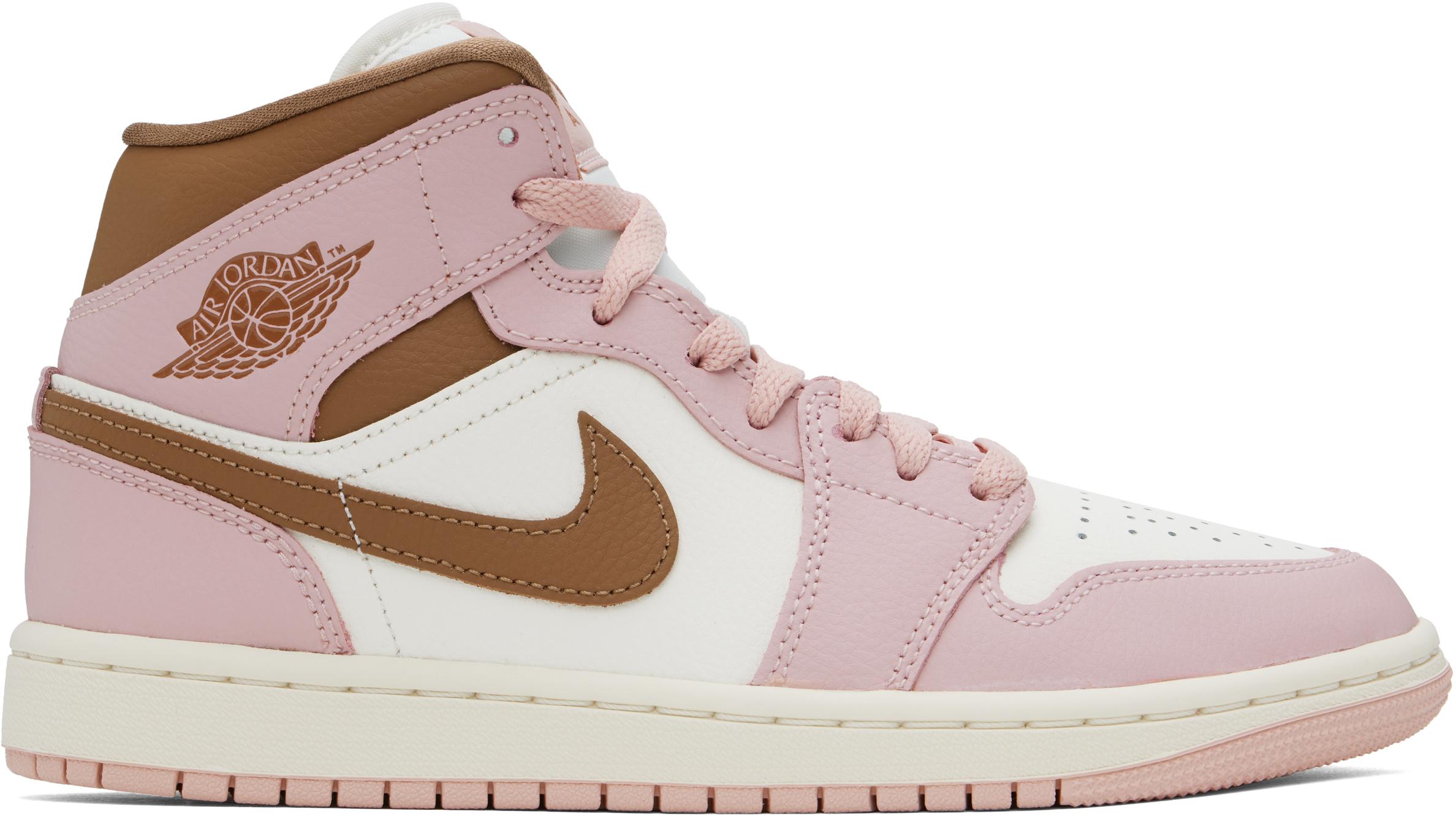 Nike Air Jordan 1 ピンク/ホワイト スニーカー