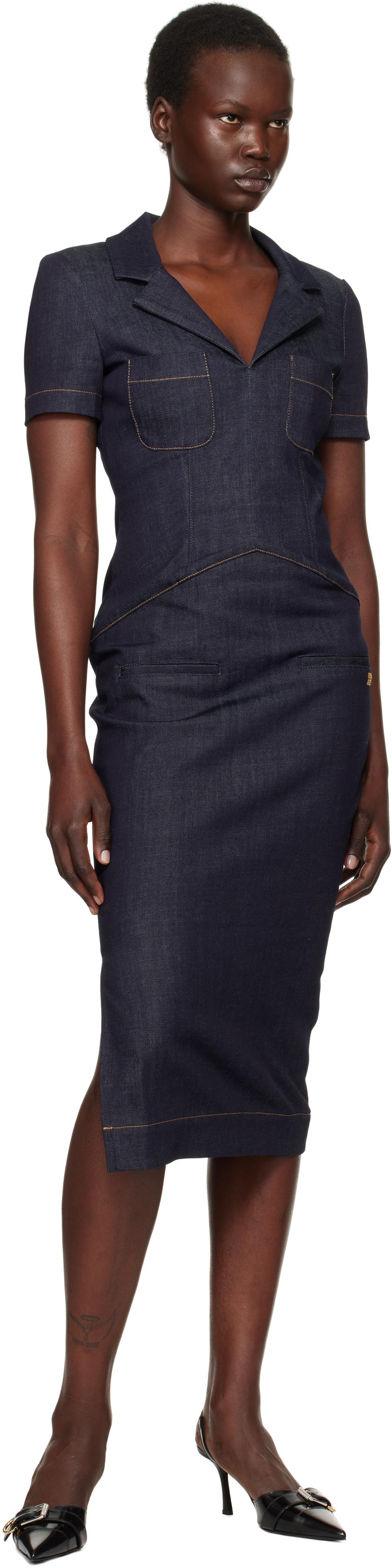 ワンピース GIVENCHY DENIM DRESS Givenchy Denim Mini Dress | Harrods UK