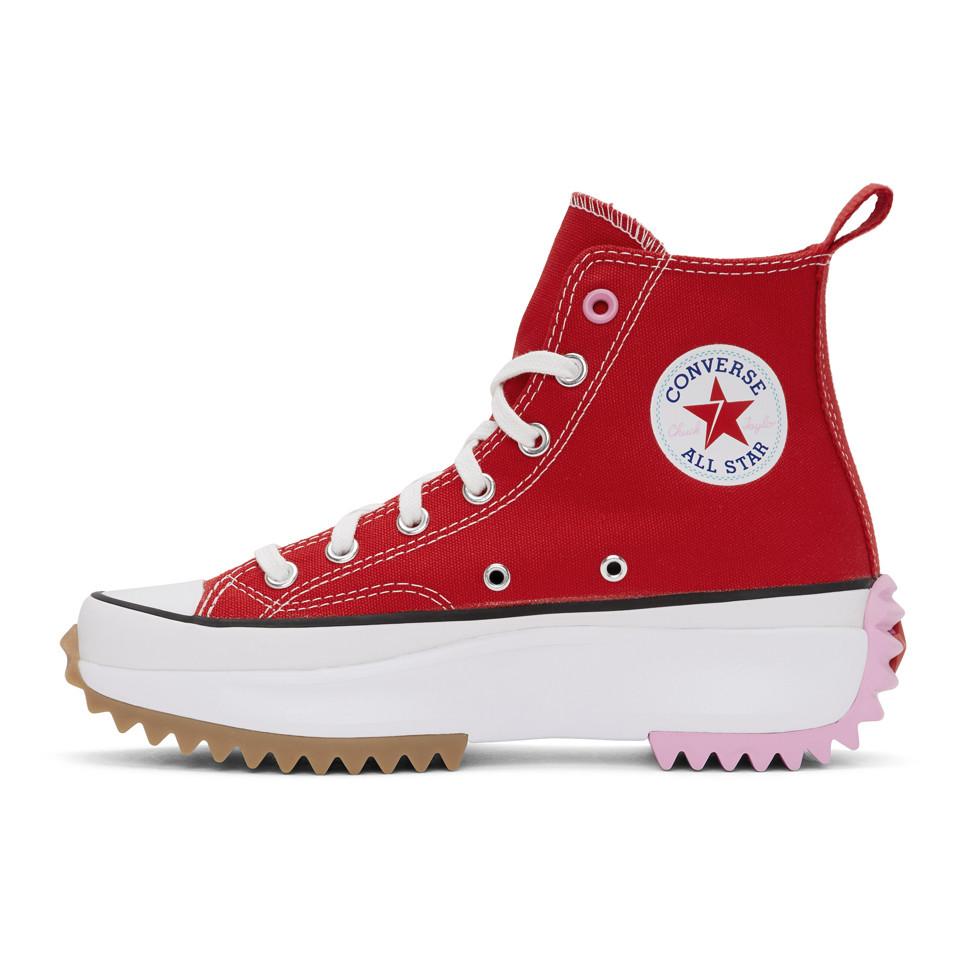 run star hike converse red
