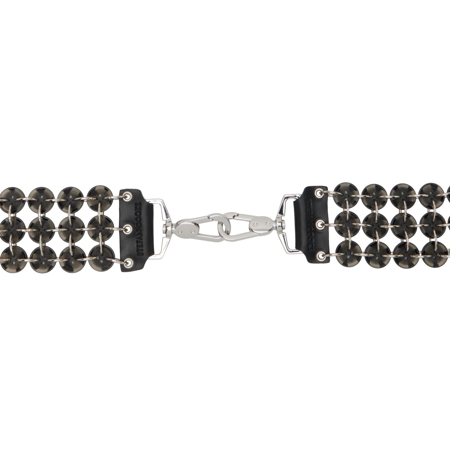 STEFAN COOKE Button Bag Strap in Black | Lyst UK