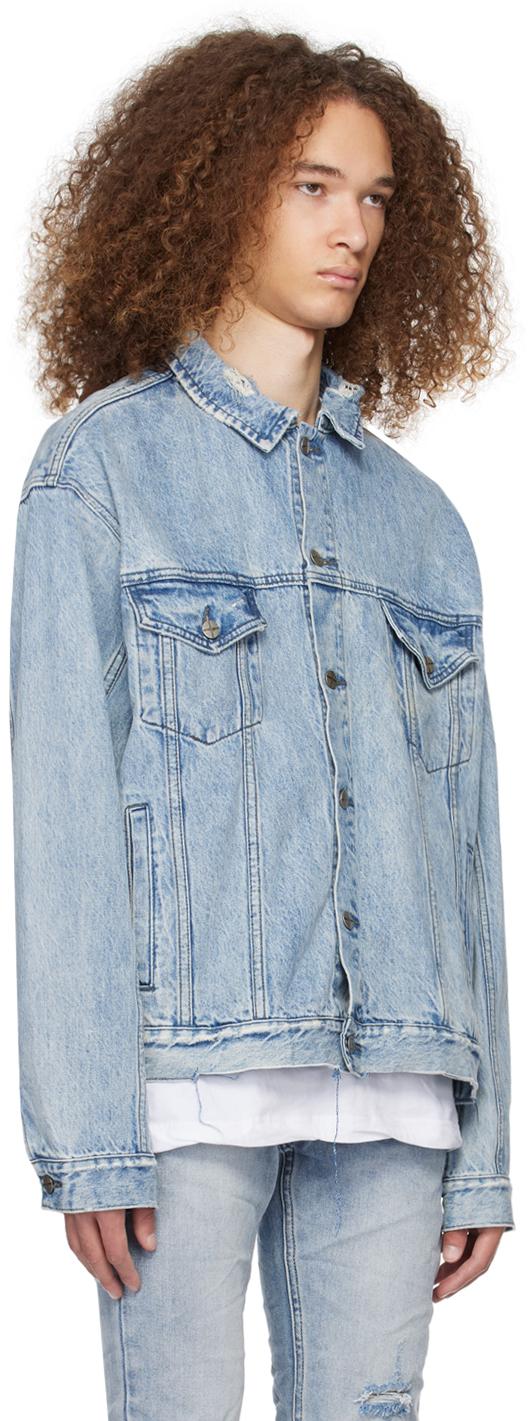 Ksubi メンズ ブルー Oh G デニムジャケット ジャケット 