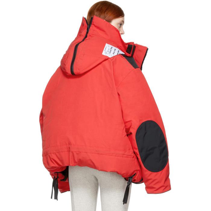 Vetements Canada Goose Edition Down Parka Jacket in Red | Lyst