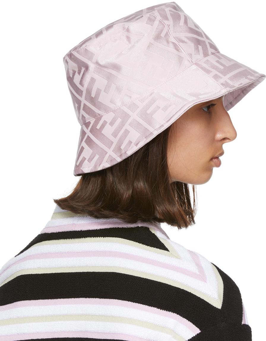 pink fendi hat