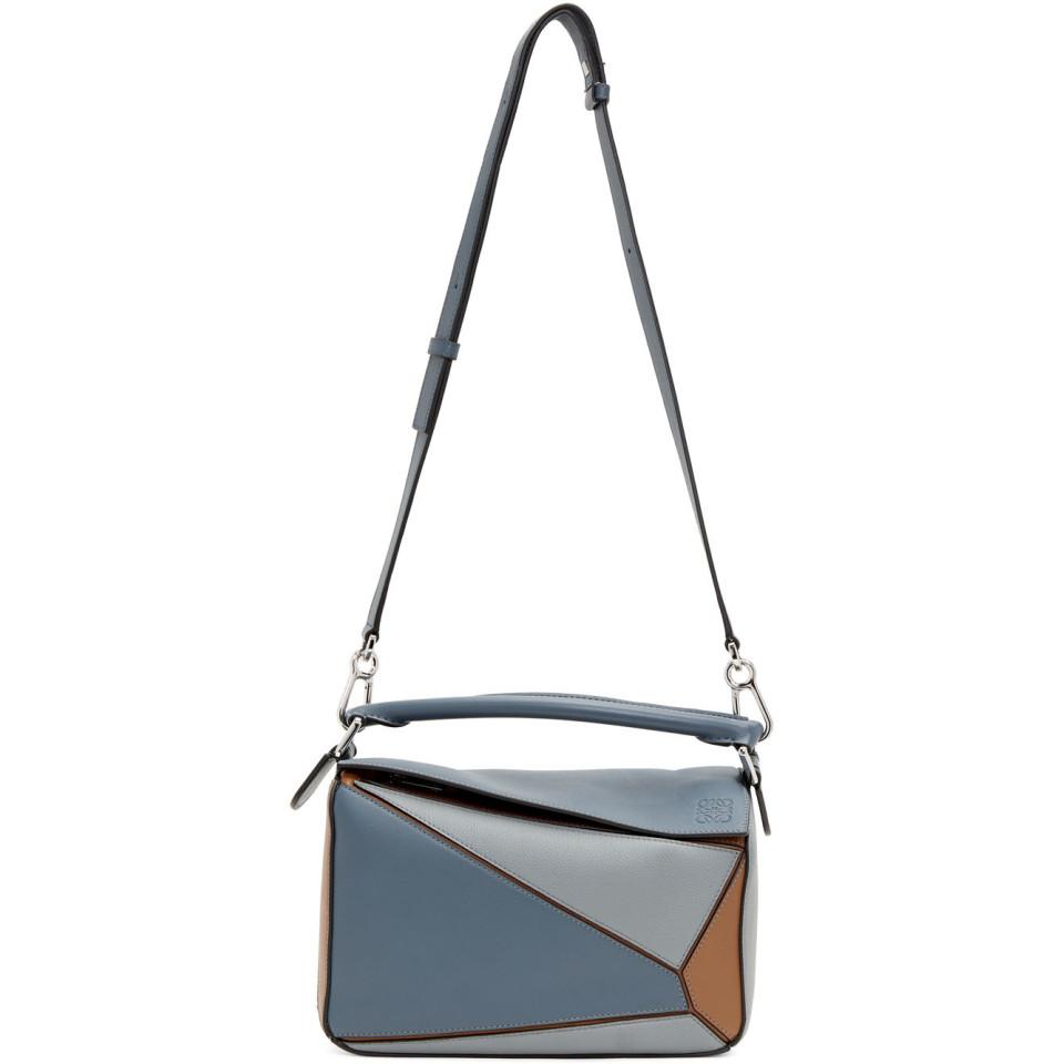 loewe puzzle bag small tan