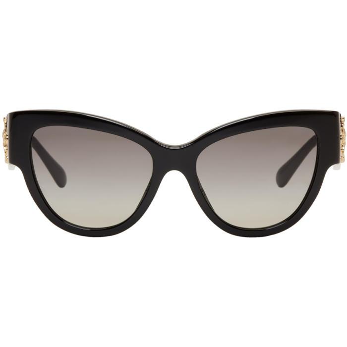 Versace Black Rock Icons Baroque Medusa Cat-eye Sunglasses | Lyst Canada
