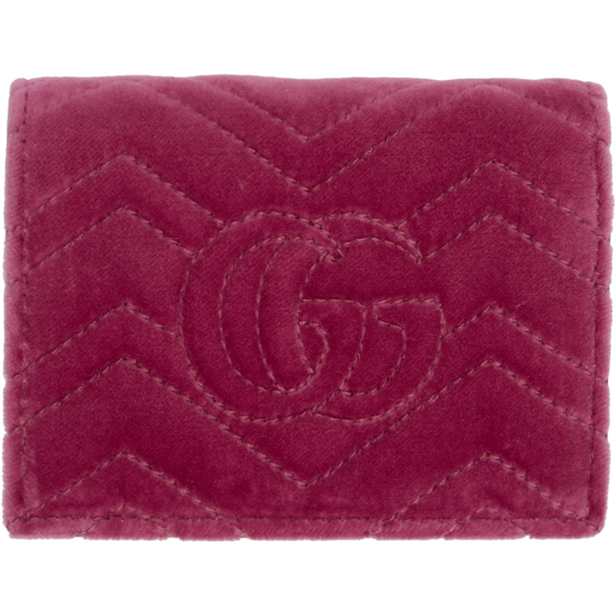gucci marmont pink wallet