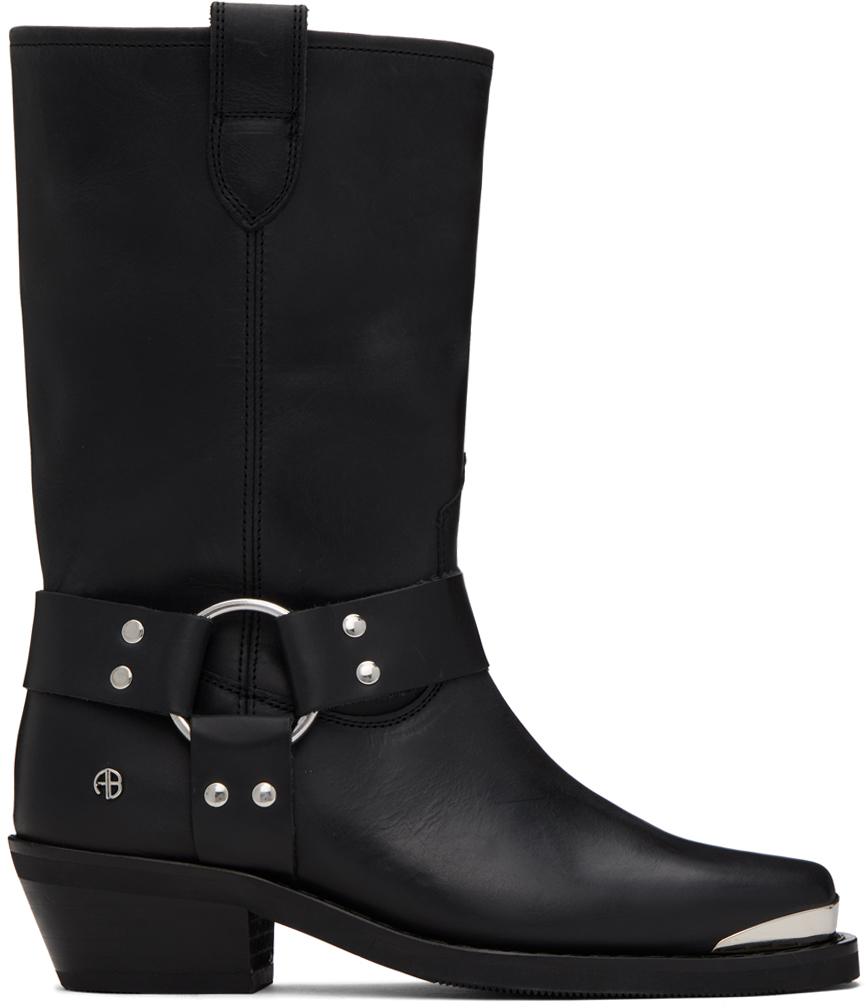 Anine Bing Ryder Boots in Black Lyst Canada