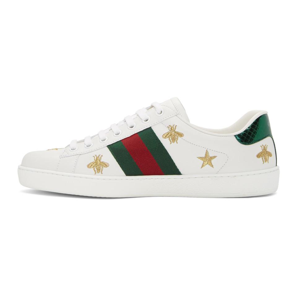 gucci bee star sneakers