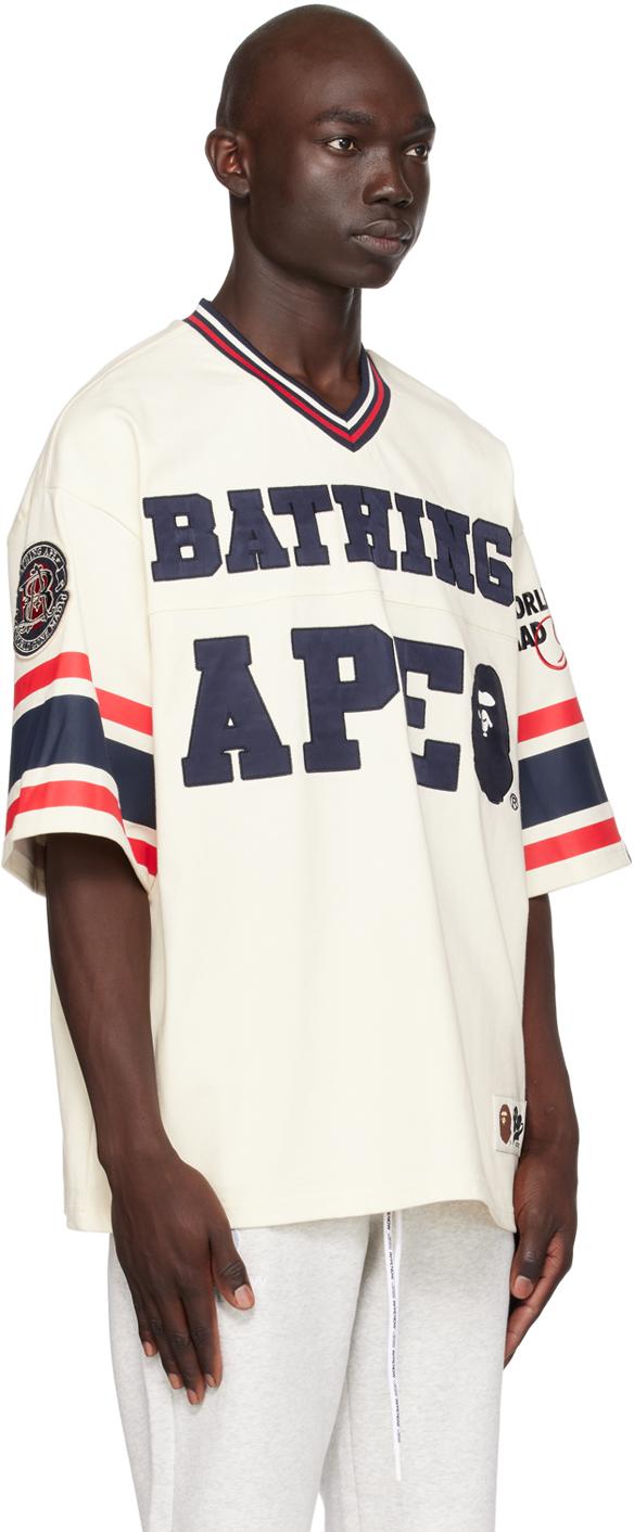 Farfetch A Bathing Ape T Shirt Mens A BATHING APE® Stripe T-shirt