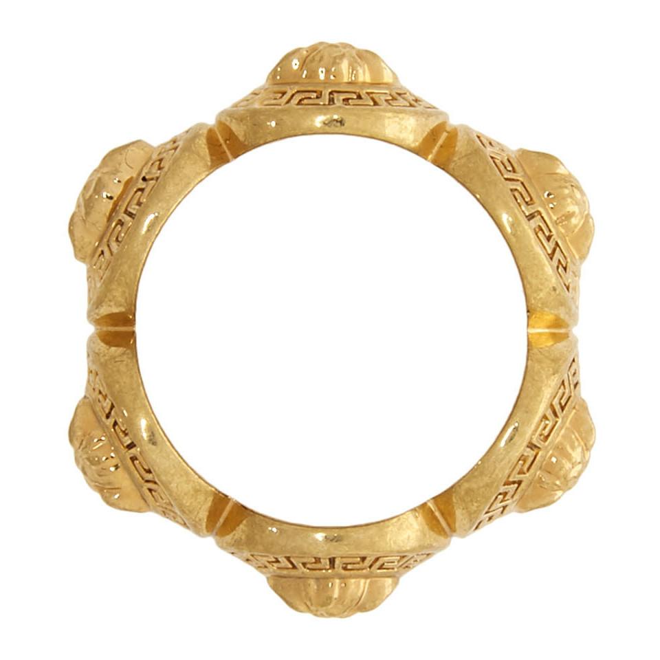 versace medusa tribute ring