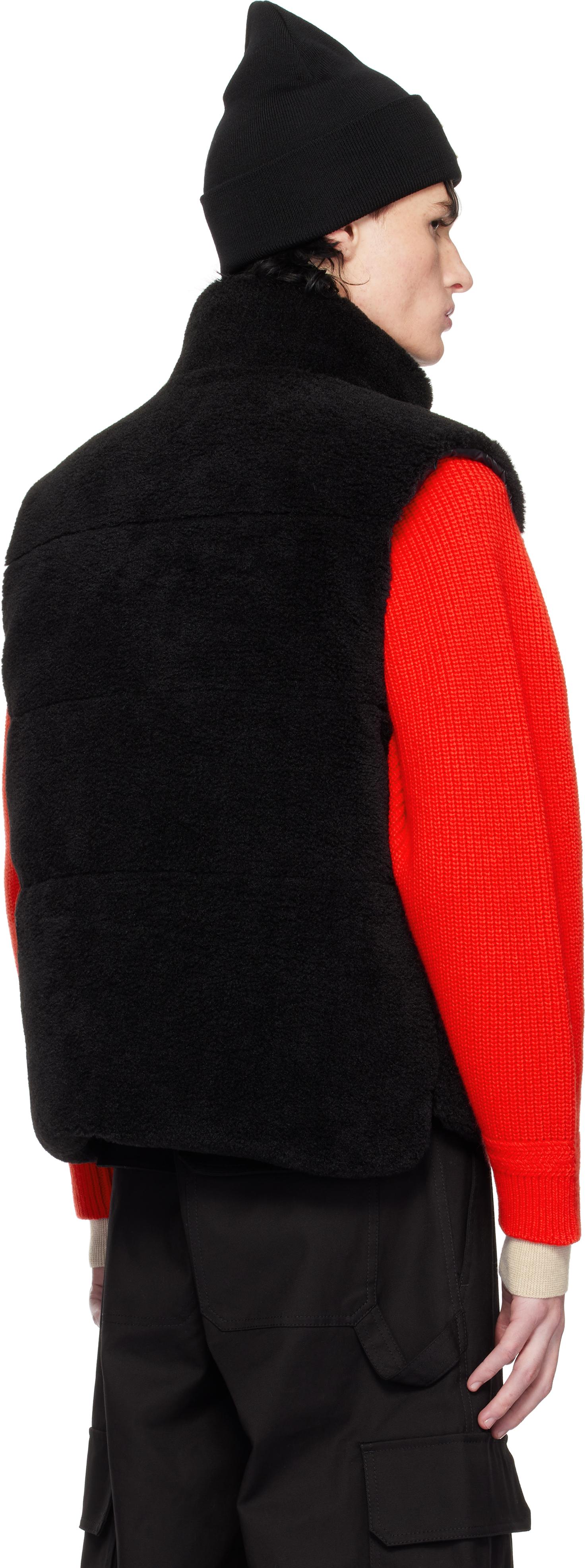 Moncler メンズ レッド ブラック Colbricon リバーシブル テディ 